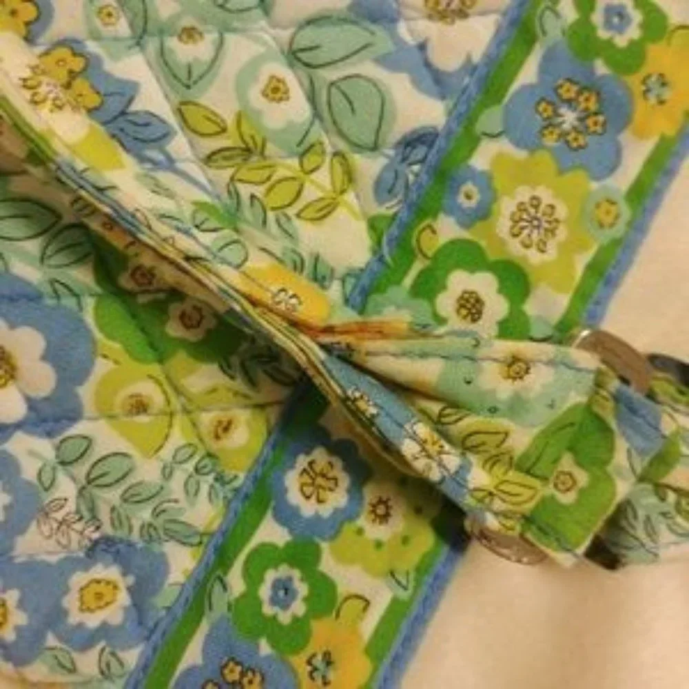 Vera Bradley green and blue tote bag